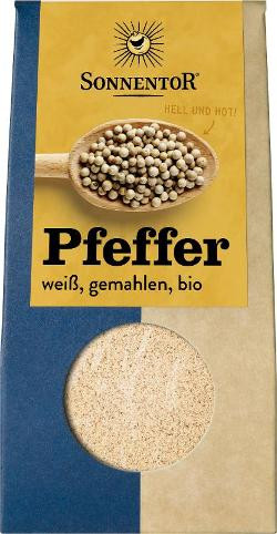 Produktfoto zu Pfeffer weiß gemahlen, 35g