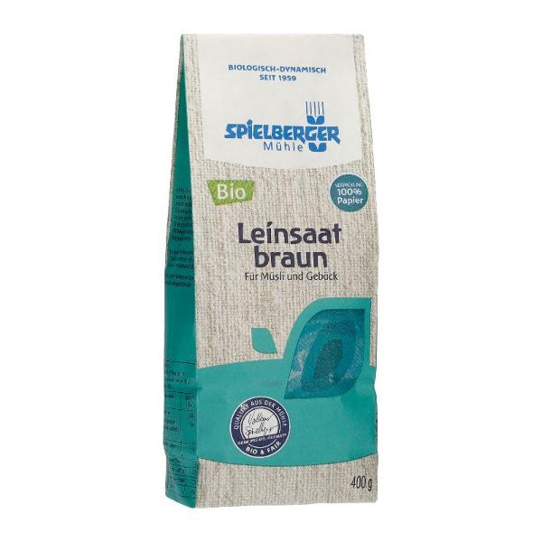 Produktfoto zu Leinsaat braun, 400g