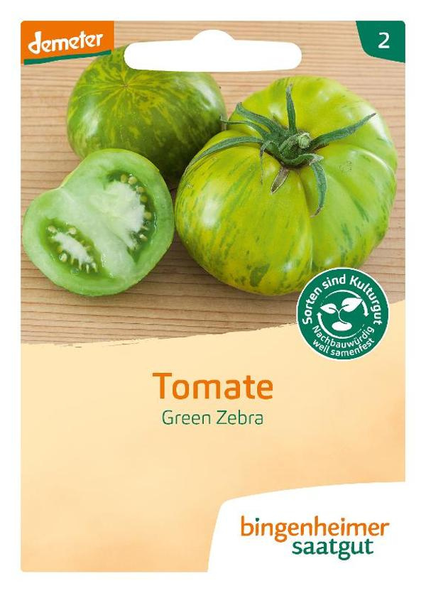 Produktfoto zu Saatgut, Tomate Green Zebra