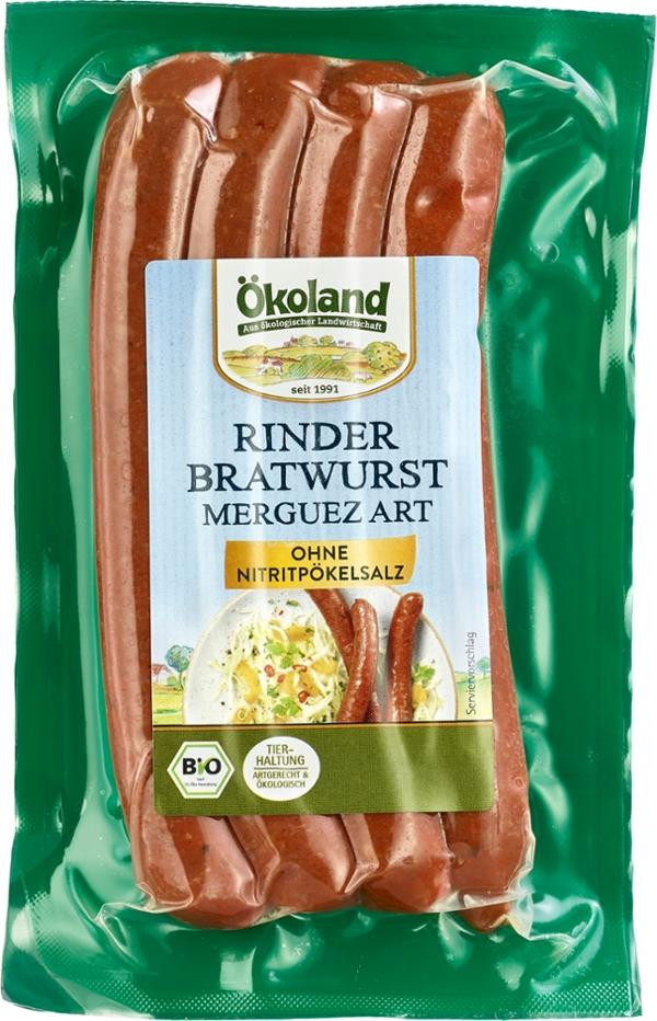 Produktfoto zu Rinder-Bratwurst Merguez Art, 200g