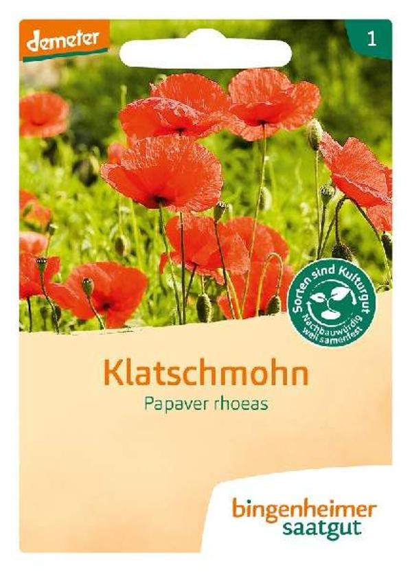 Produktfoto zu Saatgut, Klatschmohn