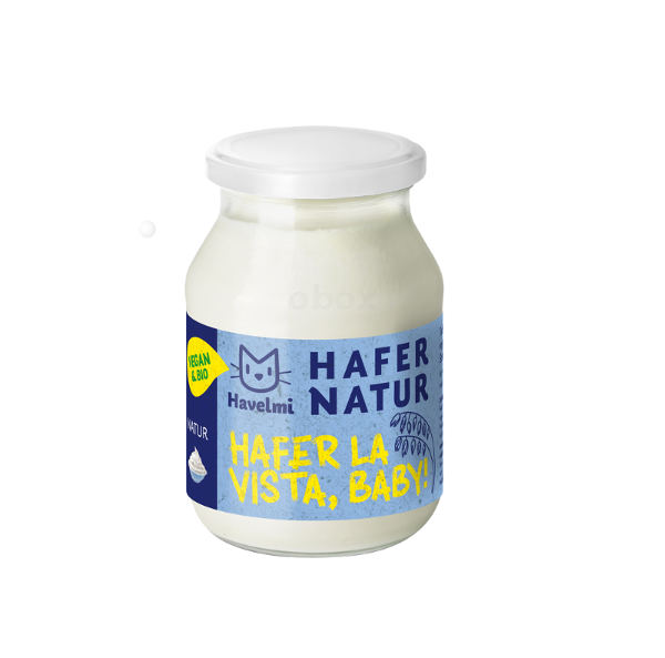 Produktfoto zu Hafer Joghurt-Alternative Natur 500g-Glas