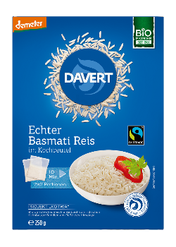 Produktfoto zu Basmati Reis weiß Kochbeutel