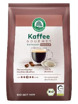 Produktfoto zu Gourmet Kaffee Crema klassik Pads 18 Stk.