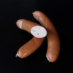 Produktfoto zu Puten-Grillwurst rot, scharf, 2 Stk.