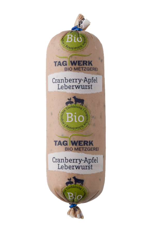 Produktfoto zu Leberwurst Cranberry-Apfel 145g