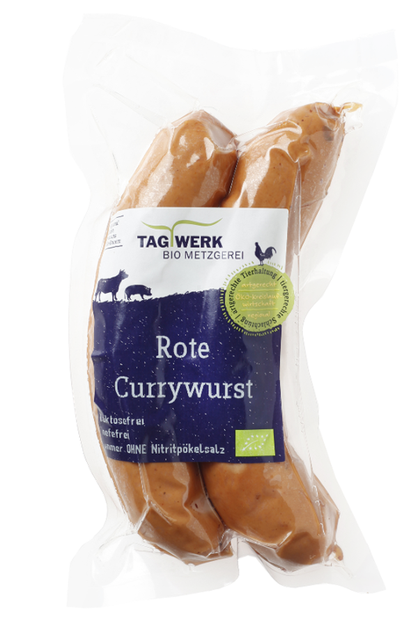 Produktfoto zu Rote Currywurst (2 Stück) 240g