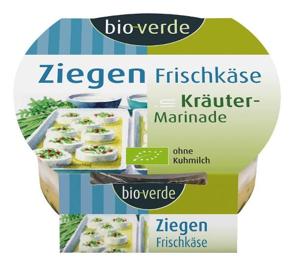 Produktfoto zu Ziegenfrischkäse in Kräutermarinade 100g