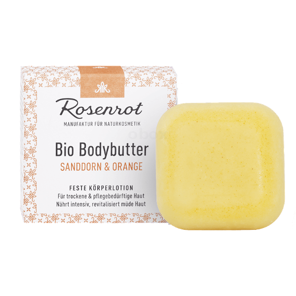 Produktfoto zu feste Bodybutter Sanddorn-Orange 70g