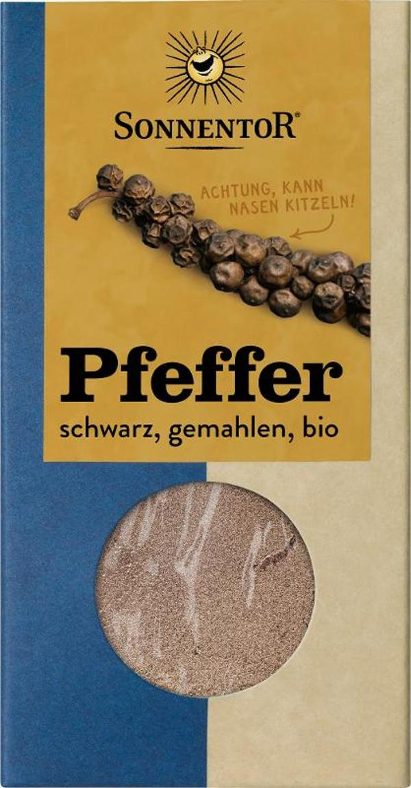 Produktfoto zu Pfeffer schwarz gemahlen, 50g