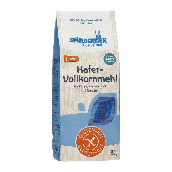 Produktfoto zu Spielberger Hafer-Vollkornmehl 350g