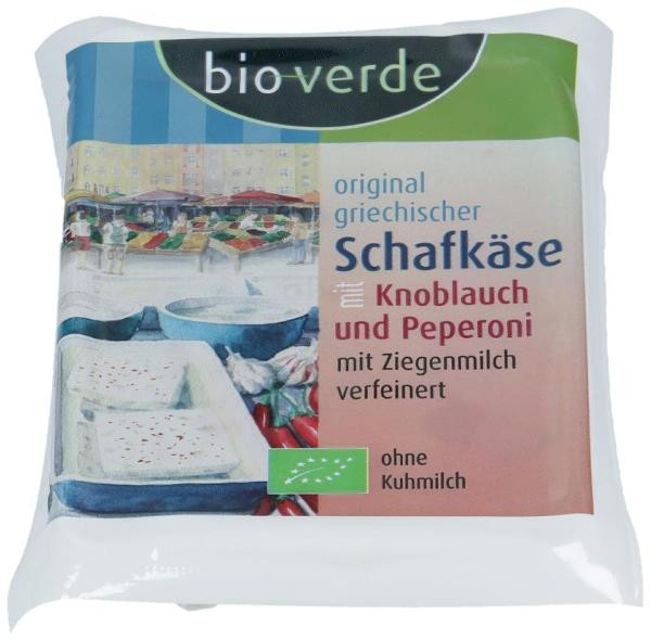 Produktfoto zu Schafkäse mit Knoblauch & Peperoni, 150g