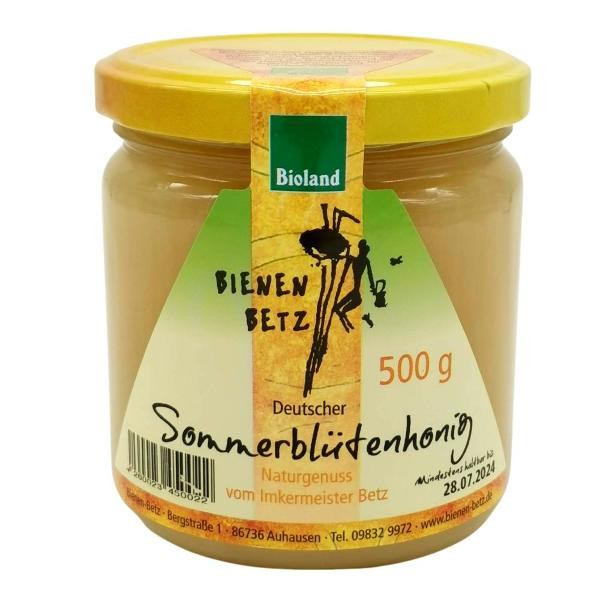 Produktfoto zu Sommerblütenhonig 500g