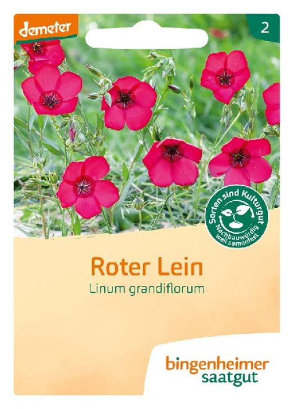 Produktfoto zu Saatgut, Roter Lein