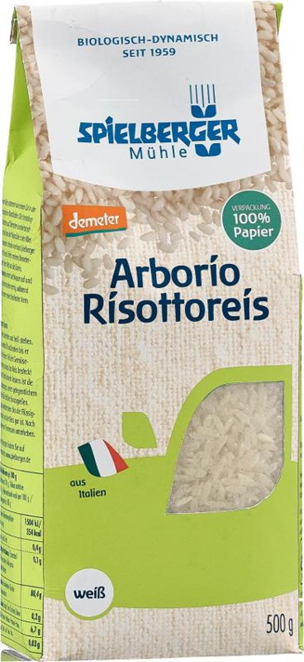 Produktfoto zu Risottoreis Arborio weiß Demeter, 500g