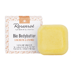 Produktfoto zu feste Bodybutter Sanddorn-Orange 70g