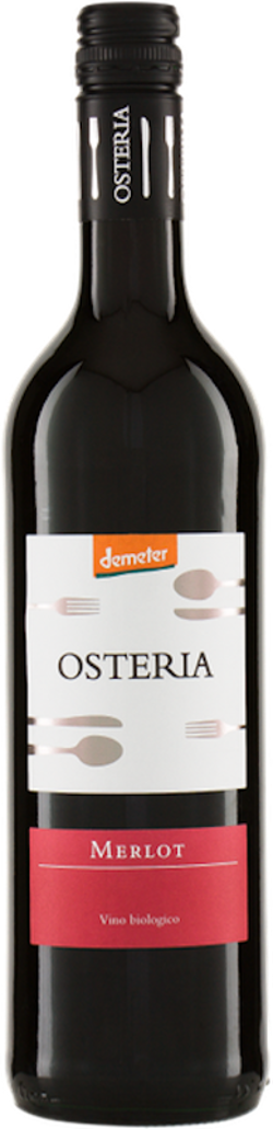 Produktfoto zu OSTERIA Merlot Demeter 2021, 0,75l