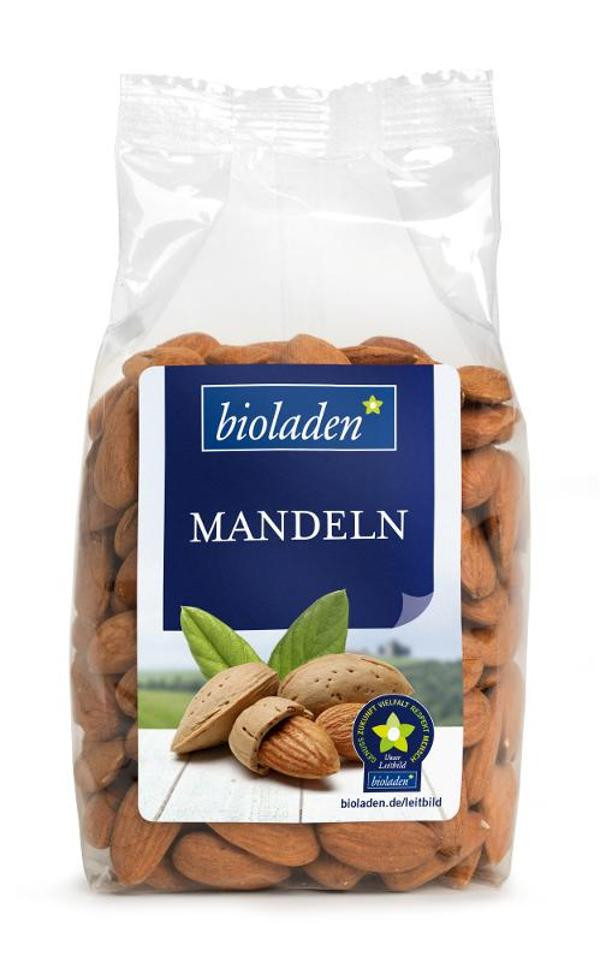 Produktfoto zu Mandeln ganz ungeschält 250g