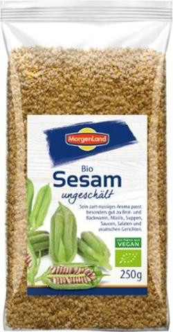 Produktfoto zu Sesam ungeschält, 250g