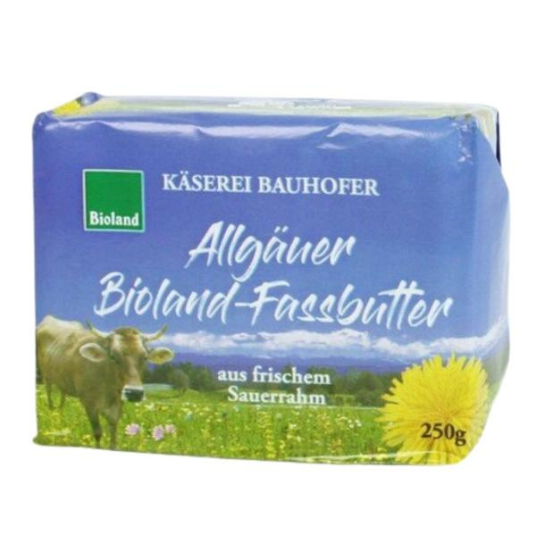 Produktfoto zu Allgäuer Fassbutter Sauerrahm 250g