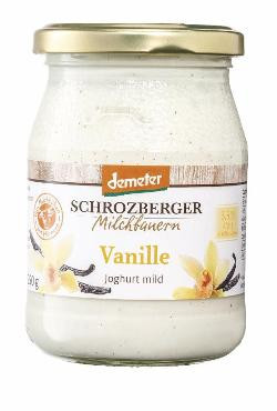 Produktfoto zu Joghurt mild Vanille, 250g Glas