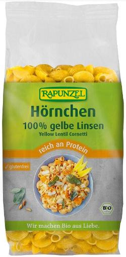 Produktfoto zu Gelbe Linsen Hörnchen, 300g