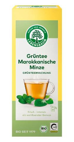 Produktfoto zu Grüntee Marokkanische Minze, 20 Btl., 40g