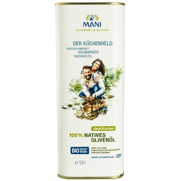 Produktfoto zu Olivenöl 100% nativ Küchenheld, 1,5l