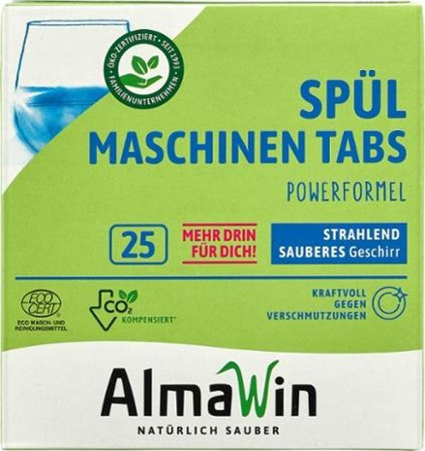 Produktfoto zu Spülmaschinen-Tabs AlmaWin, 25 Stück