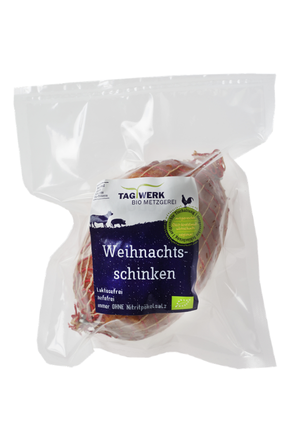 Produktfoto zu Weihnachtsschinken im Netz 500g