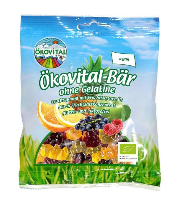 Produktfoto zu Frucht-Gummibärchen ohne Gelatine 80g