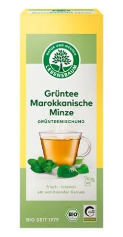 Produktfoto zu Grüntee Marokkanische Minze, 20 Btl., 40g