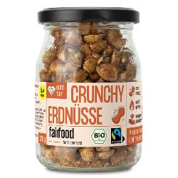 Produktfoto zu Erdnüsse Crunchy süß-pikant, fairtrade, 125g