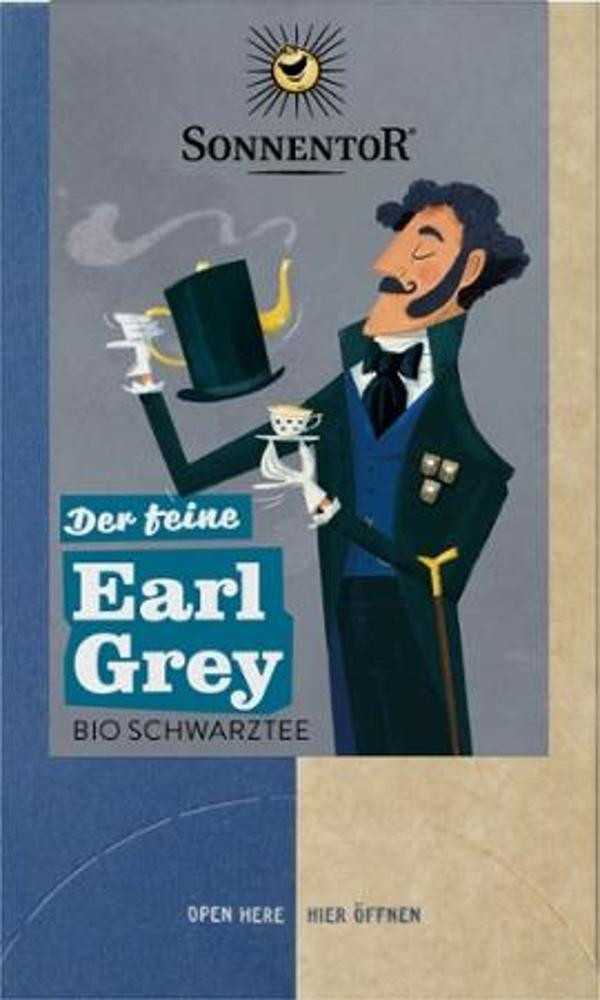 Produktfoto zu Earl Grey Schwarztee im Beutel, 18 Btl. à 1,5g