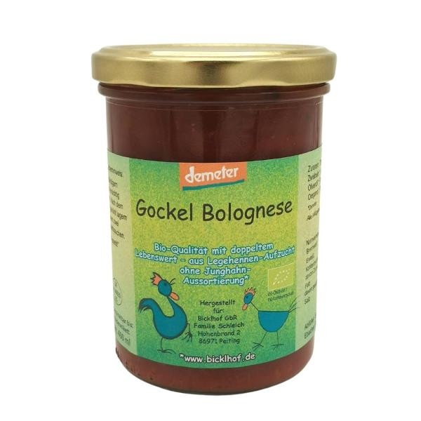 Produktfoto zu Gockel-Bolognese 400ml Glas