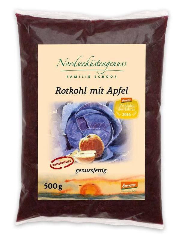 Produktfoto zu Rotkohl mit Apfel im Beutel, 500g